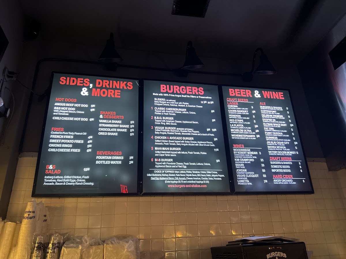 Burgers & Shakes Menu - Image 5